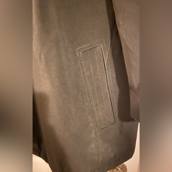 Mens black Alfred Sung Insulated Jacket size 46 long - Picture 3 of 7